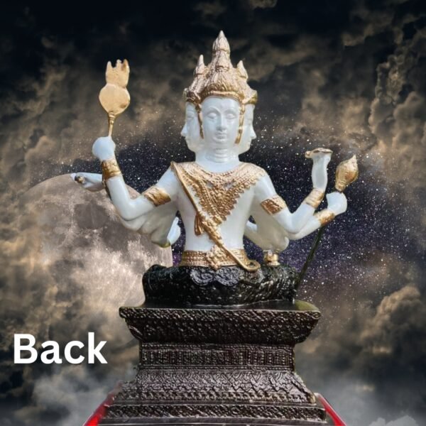White 4-Faced Buddha Statue: Strong Spiritual Protection, Wealth Enhancer, Luck Changing, Strong Wealth Energy Conduit - Image 2