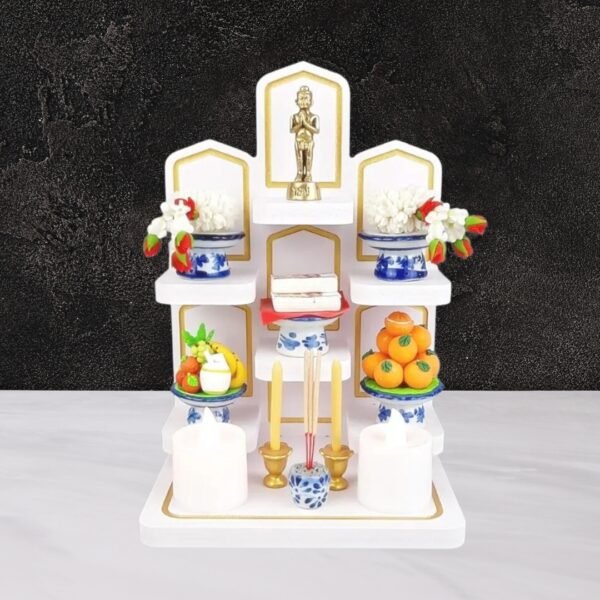 Altar for Miniature Statues and Amulets - 6 Layers (H:22CM) - Image 3