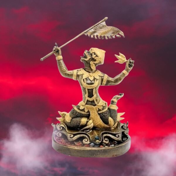 Hanuman Statue with Gemstones: Protective Energies, Strong Presence - Image 4