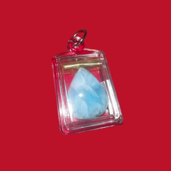 Sacred Larimar Womb Relic | Blessed for Fertility, Creation, and Inner Flow - Image 3