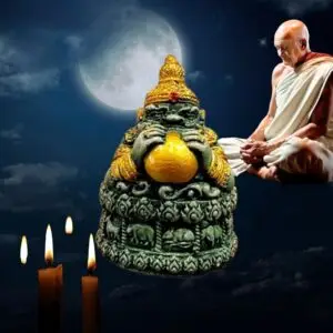 TRY THIS! Rahu Om Chan 3.5 Inch Statue